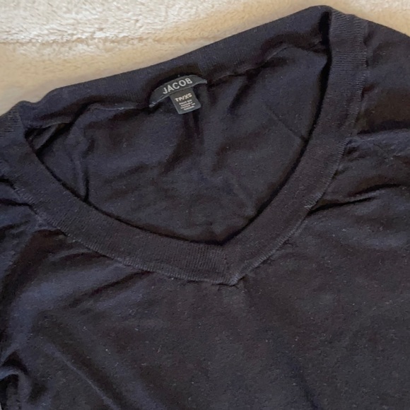 Black sweater with ballon sleeves - Picture 3 of 3